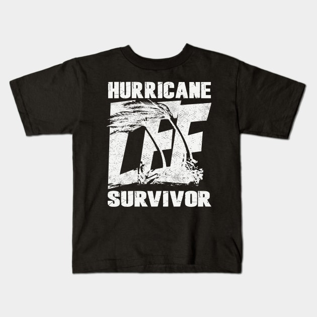 Hurricane Lee Survivor Kids T-Shirt by Etopix